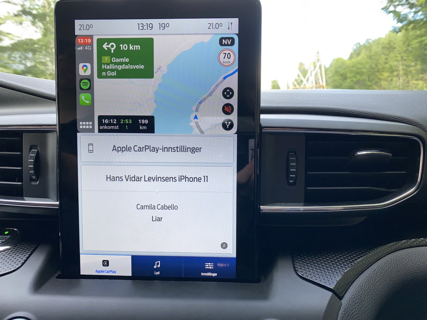 Ford Explorer STLine foerermiljoe Apple CarPlay Nybiltester