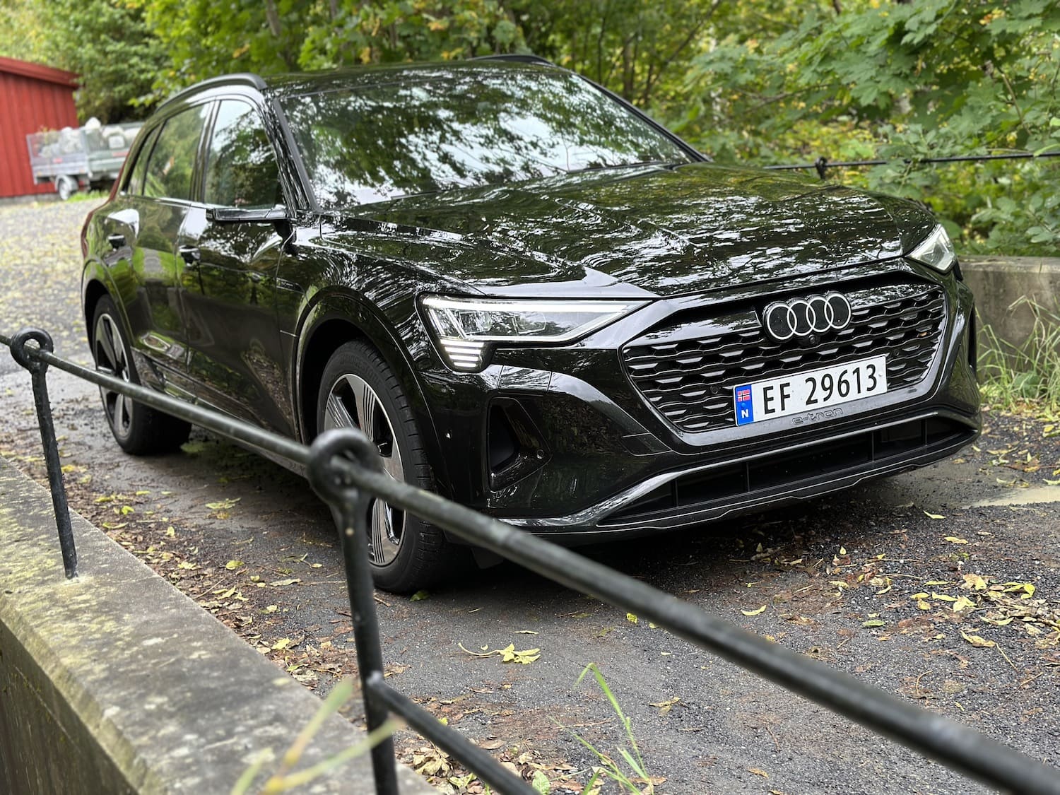 Rekkeviddetester av Audi Q8 e-tron 50 (nov 2023) - Nybiltester